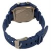 Clasico Mens Digital Water Resistant Blue Rubber Strap Watch