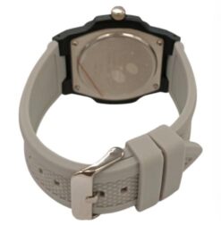 Alternative view of Clasico Mens Ladies Water Resistant Arabic Square Dial Grey Rubber Strap Watch