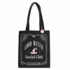 Good Witch Social Club Polycotton Tote Bag with Pin Badge