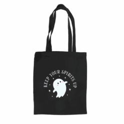 Alternative view of Keep Your Spirits Up Ghost Polycotton Tote Bag
