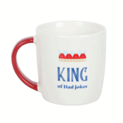 Alternative view of King of Dad Jokes Mug