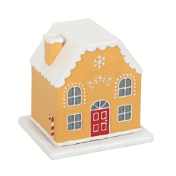 Alternative view of Candy Cane Gingerbread House Incense Cone Holder