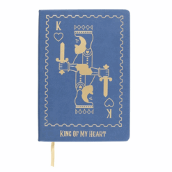 Alternative view of King of My Heart Playing Card A5 Notebook