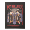 19x25cm Worship Coffee Canvas Plaque by Steven Rhodes