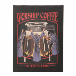 Alternative view of 19x25cm Worship Coffee Canvas Plaque by Steven Rhodes
