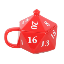 Alternative view of D20 Gaming Dice Shaped Mug