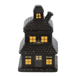 Alternative view of Black Haunted House Oil Burner and Wax Warmer