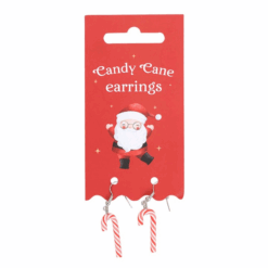 Alternative view of Candy Cane Dangle Earrings