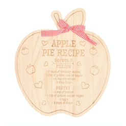 Alternative view of Apple Pie Recipe Serving Board
