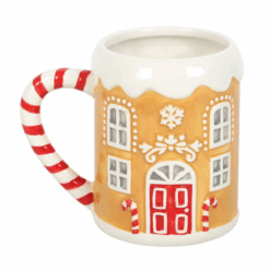 Alternative view of Candy Cane Gingerbread House Mug