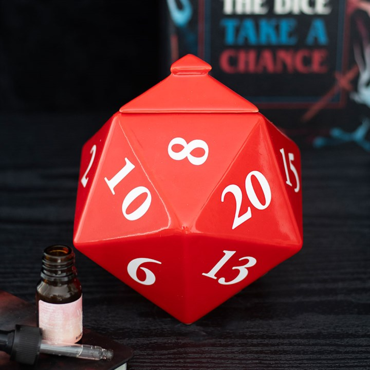 D20 Gaming Dice Shaped Oil Burner D20 Gaming Dice Shaped Oil Burner - Image 2