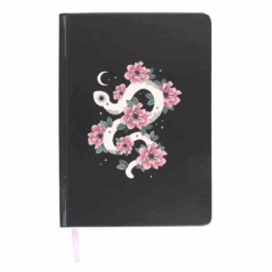 Alternative view of Floral Snake A5 Notebook
