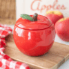 Apple Shaped Candle Jar