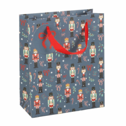 Alternative view of 23cm Blue Nutcracker Print Gift Bag
