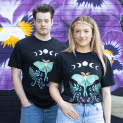 Alternative view of Luna Moth Unisex T-shirt Size XXL