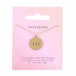Alternative view of 111 Angel Number Intuition Necklace