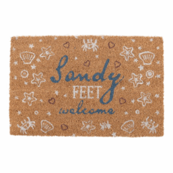 Alternative view of Natural Sandy Feet Welcome Doormat