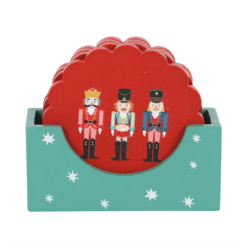 Alternative view of Nutcracker Coaster Set