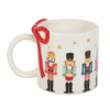 Nutcracker Print Mug with Bow Nutcracker Print Mug with Bow