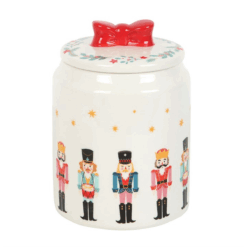 Alternative view of Nutcracker Storage Jar with Bow