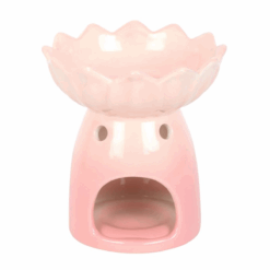 Alternative view of Pink Water Lily Oil Burner and Wax Warmer