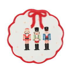 Alternative view of Nutcracker Trinket Dish with Bow