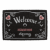 Pink and Black Talking Board Doormat