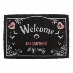 Alternative view of Pink and Black Talking Board Doormat