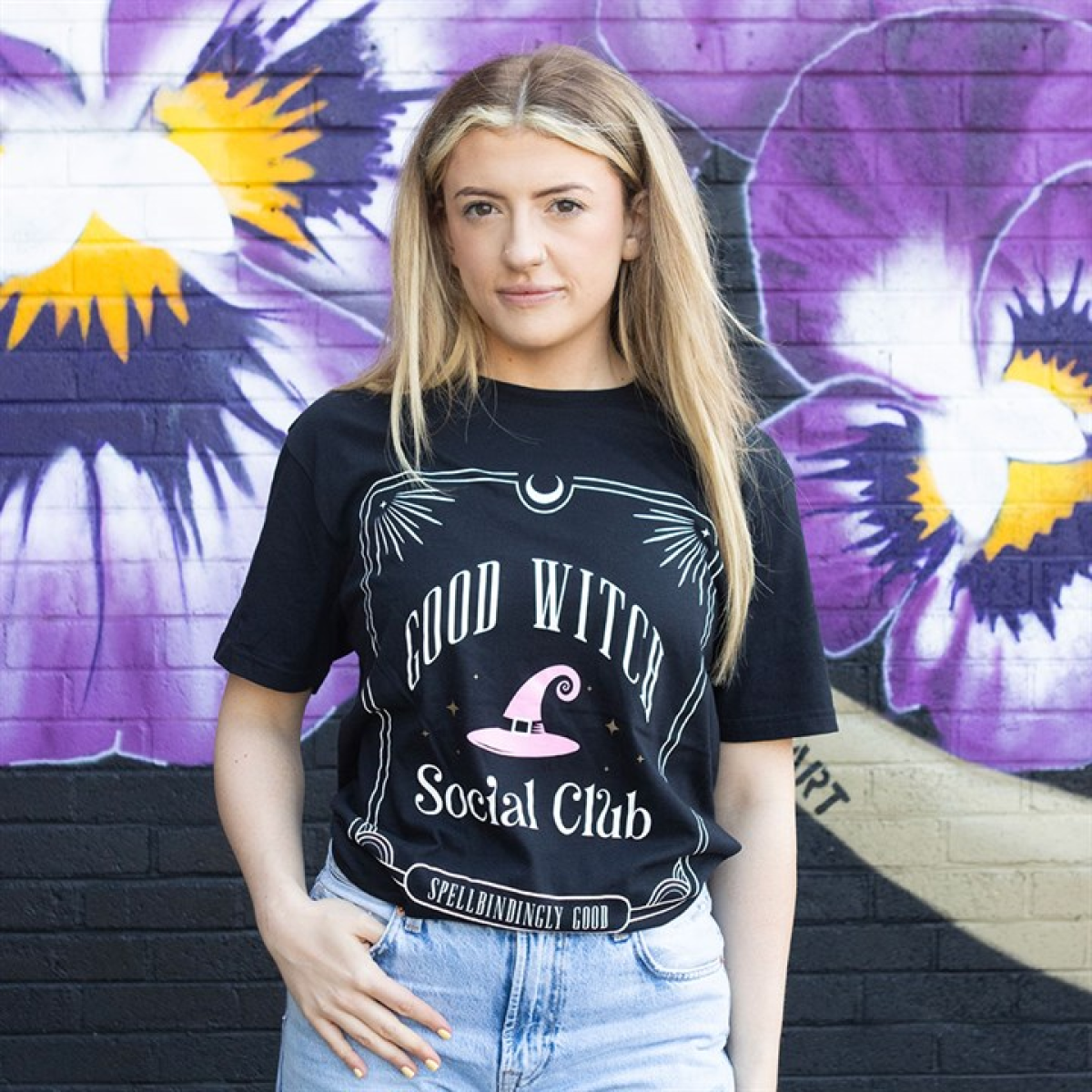 Pink Good Witch Social Club Unisex T-shirt Size XL Pink Good Witch Social Club Unisex T-shirt Size XL - Image 2