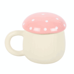 Alternative view of Pink Mushroom Mug