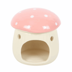 Alternative view of Pink Mushroom Oil Burner