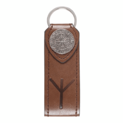 Alternative view of Protection Viking Rune Faux Leather Keyring