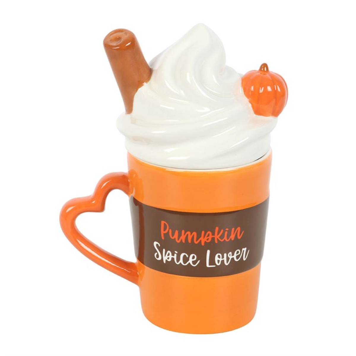 Pumpkin Spice Latte Shaped Lidded Mug Pumpkin Spice Latte Shaped Lidded Mug - Image 2