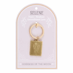 Alternative view of Selene Goddess Talisman Keyring