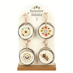 Alternative view of Set of 16 Summer Solstice Decorations on Display