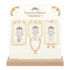 Set of 18 Summer Solstice Jewellery Pieces on Display Set of 18 Summer Solstice Jewellery Pieces on Display