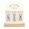 Set of 24 Happy Cat Keyrings on Display Set of 24 Happy Cat Keyrings on Display