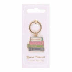 Alternative view of Book Worm Keyring