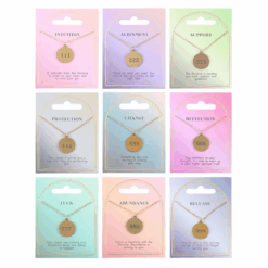 Alternative view of Set of 9 Angel Number Necklaces