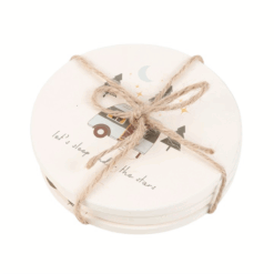 Alternative view of Home on the Road Camping Coaster Set