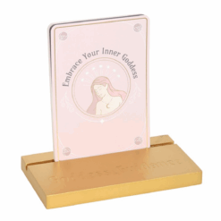 Alternative view of Goddess Energy Affirmation Cards with Wooden Stand