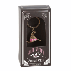 Alternative view of Good Witch Alloy Witch Hat Keyring