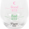Good Witch, Bad Witch Stemless Glass