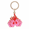 Flaming Dice Keyring Flaming Dice Keyring