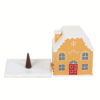 Candy Cane Gingerbread House Incense Cone Holder