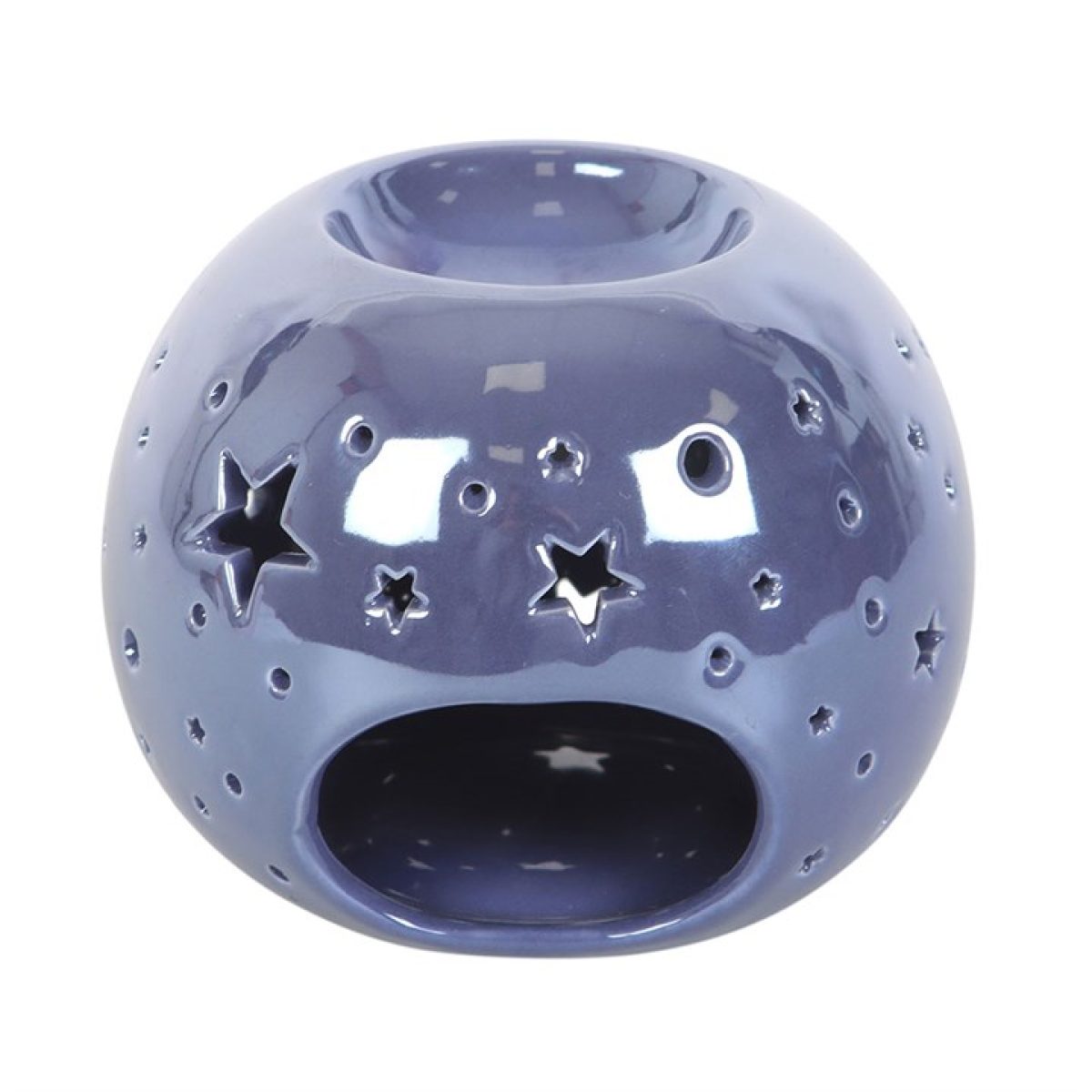 Purple Iridescent Star Oil Burner and Wax Warmer Purple Iridescent Star Oil Burner and Wax Warmer - Image 3