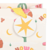 23cm Cowboy Boot Print Gift Bag