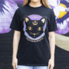 Mystic Mog Black Cat Unisex T-shirt Size M Mystic Mog Black Cat Unisex T-shirt Size M