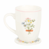 If Grandmas Were Flowers Floral Mug & Coaster Set