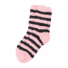 Pink and Black Striped Socks in Coffin Gift Box